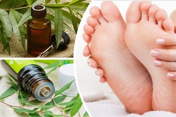 Tea tree oil to get rid of onychomycosis